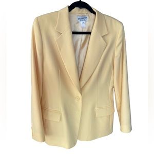 Pendleton yellow blazer size 12